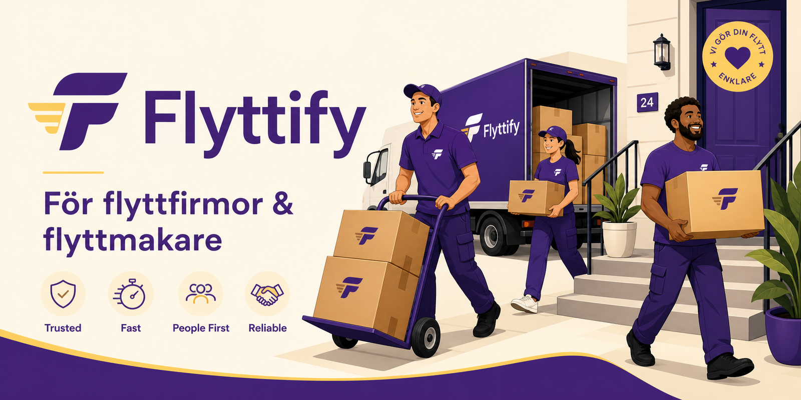 Flyttify — För flyttfirmor & flyttmakare